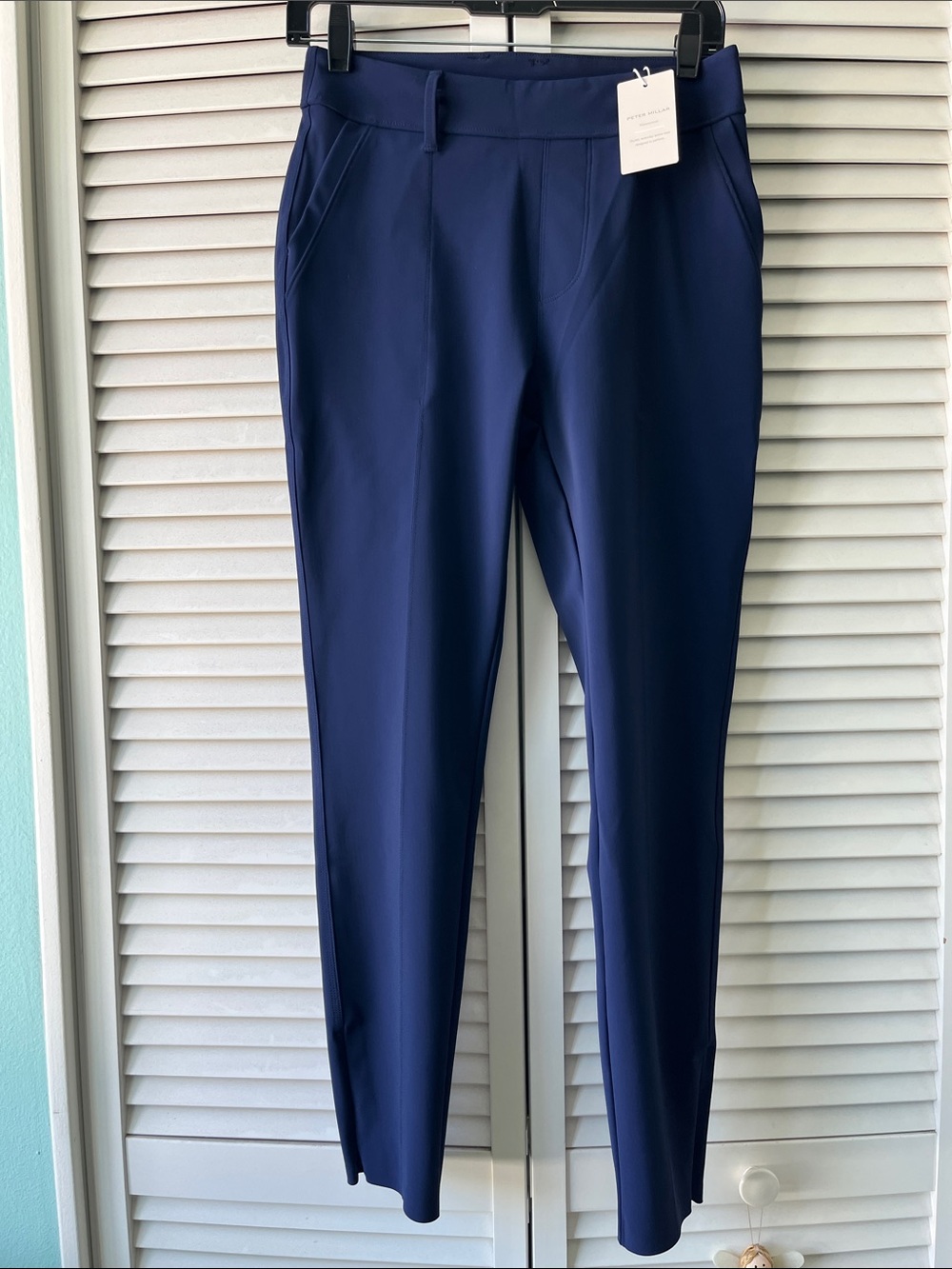 NWT Peter Millar Navy active Pants, size Small